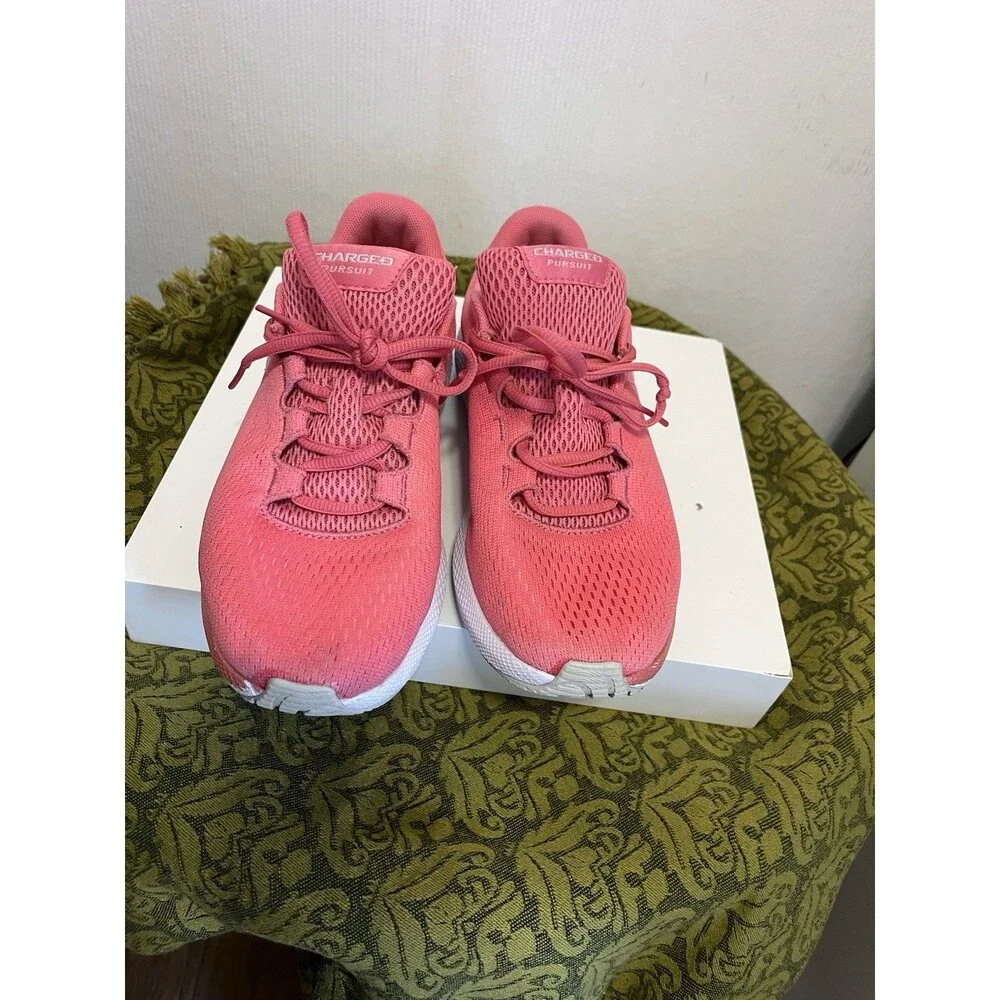 Under Armour Charged Pursuit 2 Pink Fuchsia Size 8.5 Women’s Sneakers Atletic